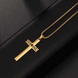 Cross Name Necklace